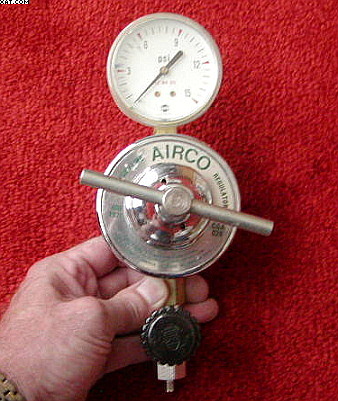 AIRCO Oxygen Line Regulator, designed for high flow pipe line,